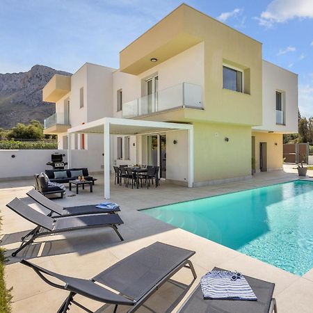 Brand New Villa With Private Heated Pool Terrasini Exterior foto